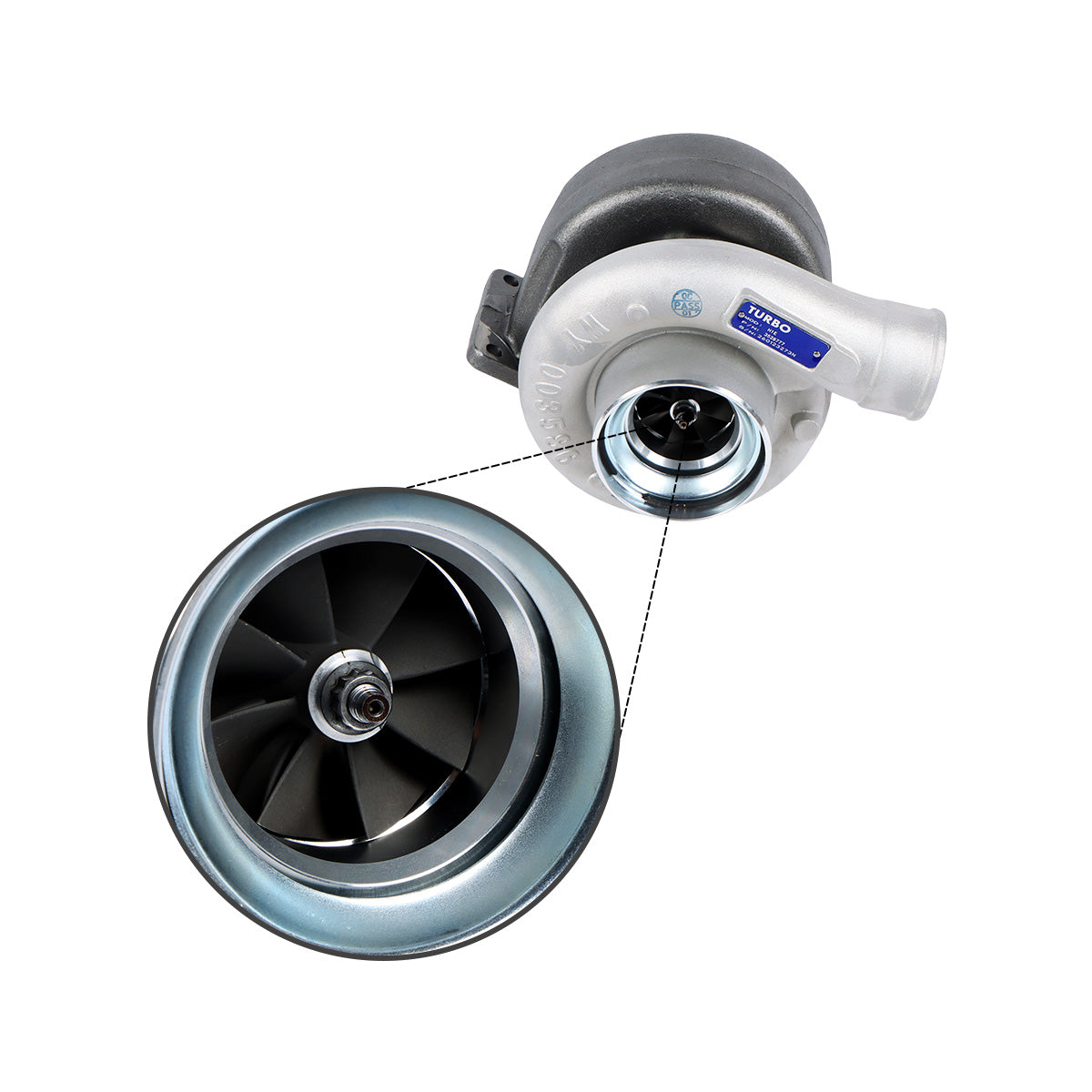 Turbo Turbocharger 3528777 for Cummins Engine