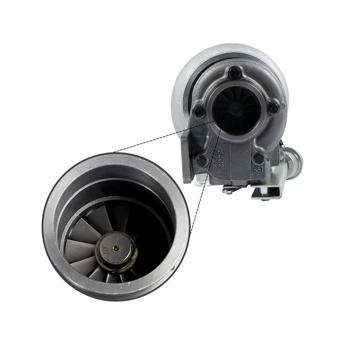 Turbo Turbocharger 4025328 4038471 for Cummins 6BT 6BTAA Engine - Detail