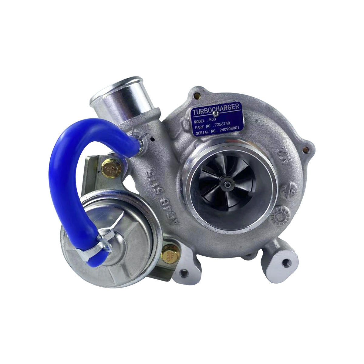 Turbo Turbocompressor 7256748 para carregadeira Doosan e Bobcat