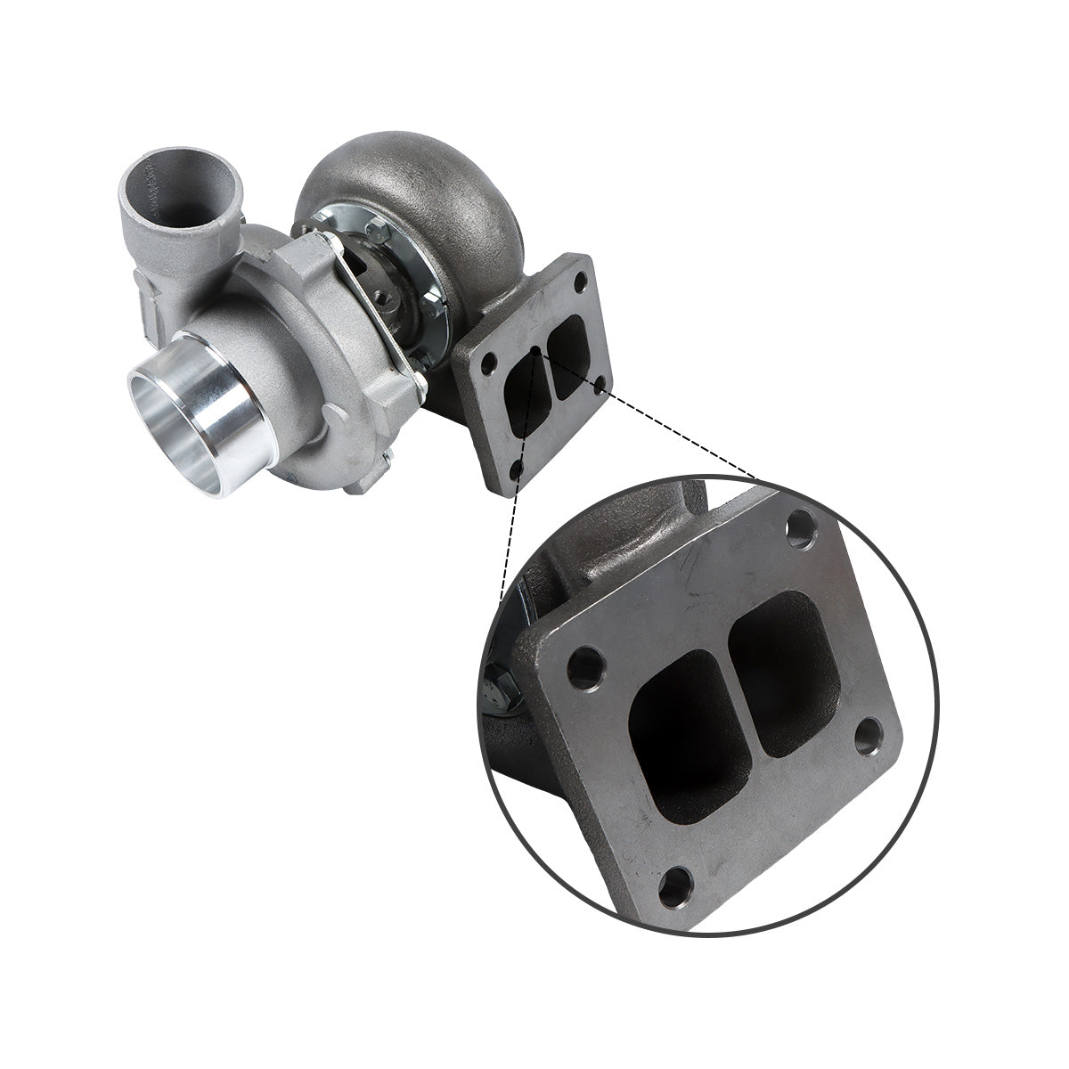 Turbocompresor Turbo AR70439 T04B32 RE30028 RE32203 4099400003 para John Deere 450 - Pieza Sinocmp