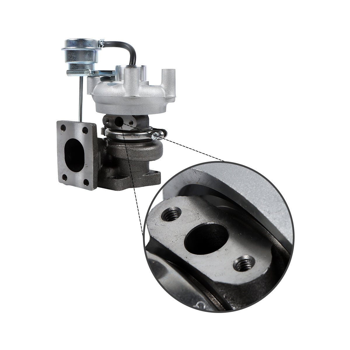 Turbocompresor Turbo TD04L4-09TK3 49177-03242 para Caterpillar - Detalle del turbo