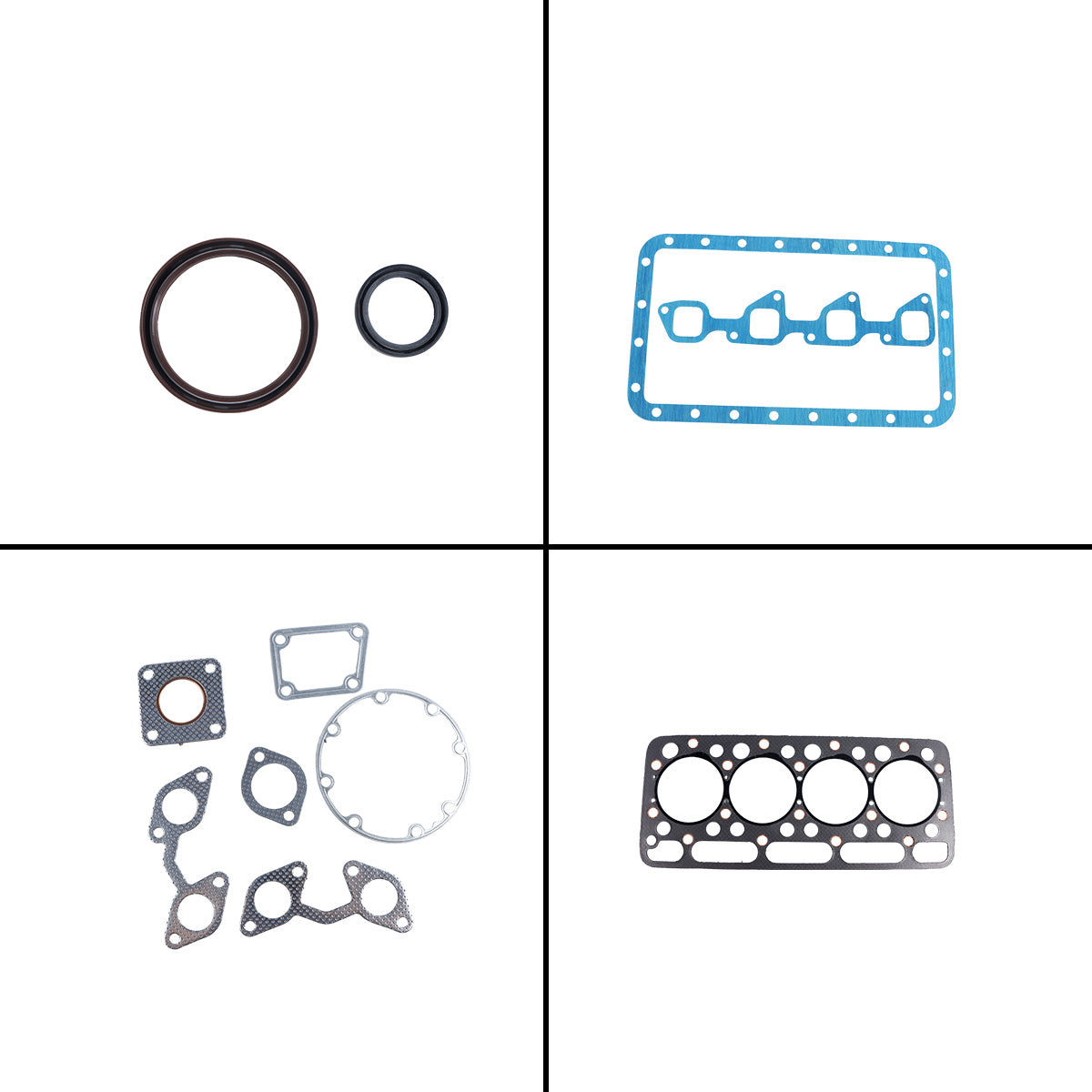 V1902 Engine Gasket Kit for Kubota Bobcat Tractor Mower Excavator - Sinocmp