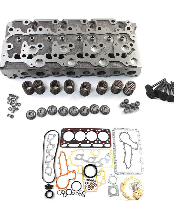 Para Kubota V2203 V2203E culata completa + Kit de junta completa compatible con Bobcat Loader 753 763 773