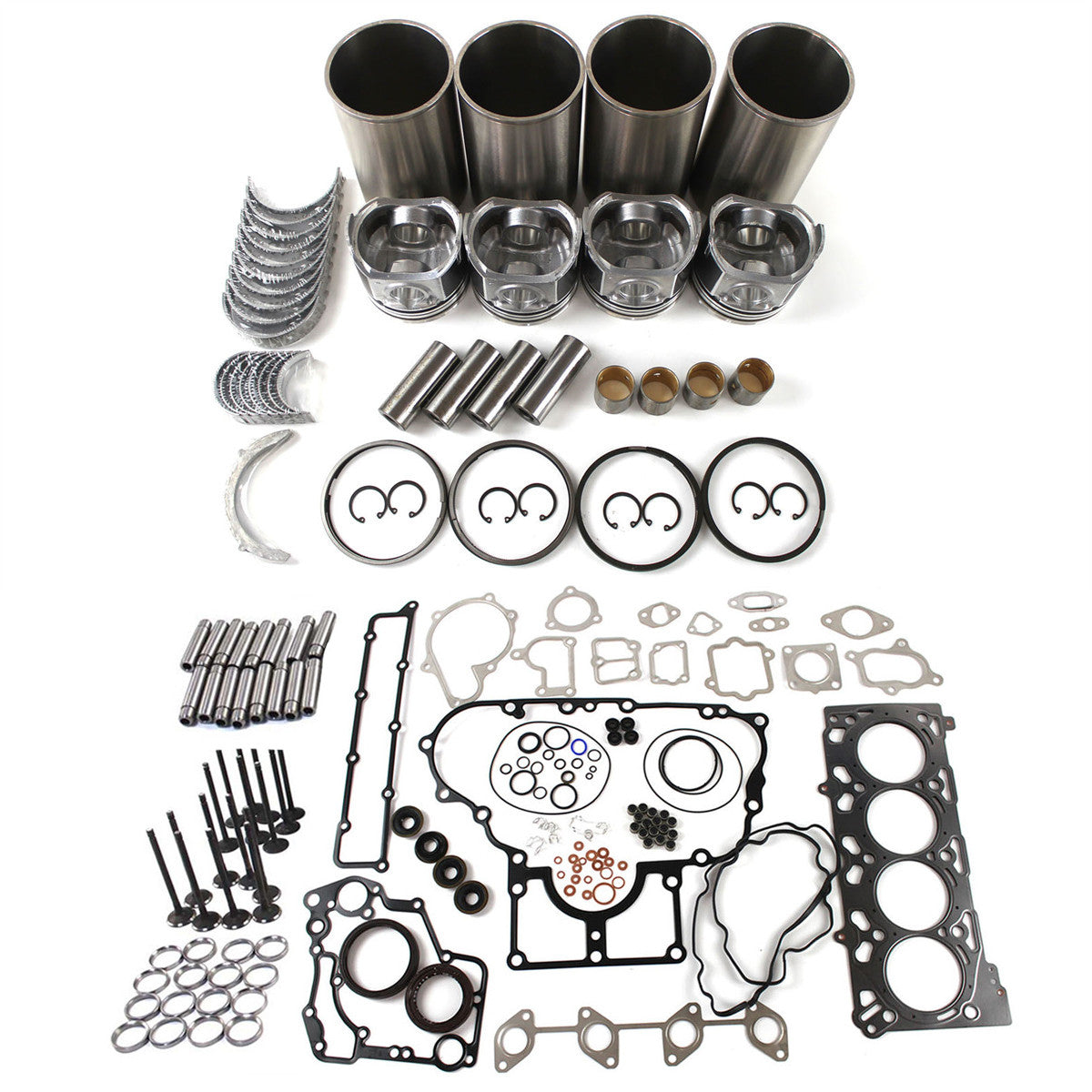 V2607 V2607-T Engine Rebuild Kit for Bobcat S550 S570 S590 Excavator - Sinocmp