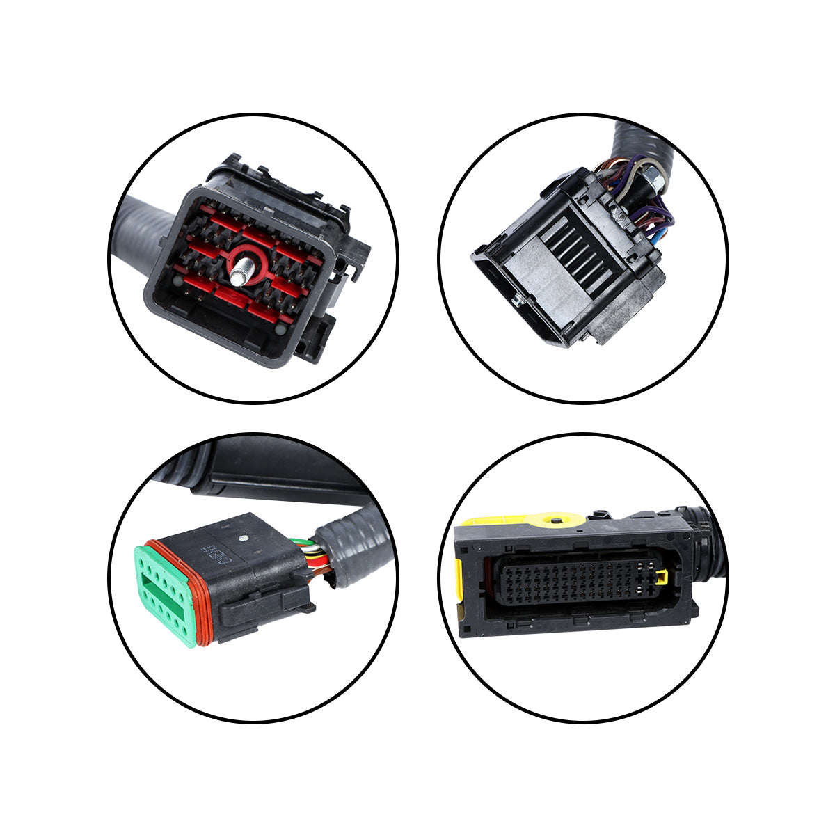 VOE14631794 14631794 Engine ECU Computer Board Wiring Harness for Volvo Excavator EC210B EC290B D7E - Plug Detail