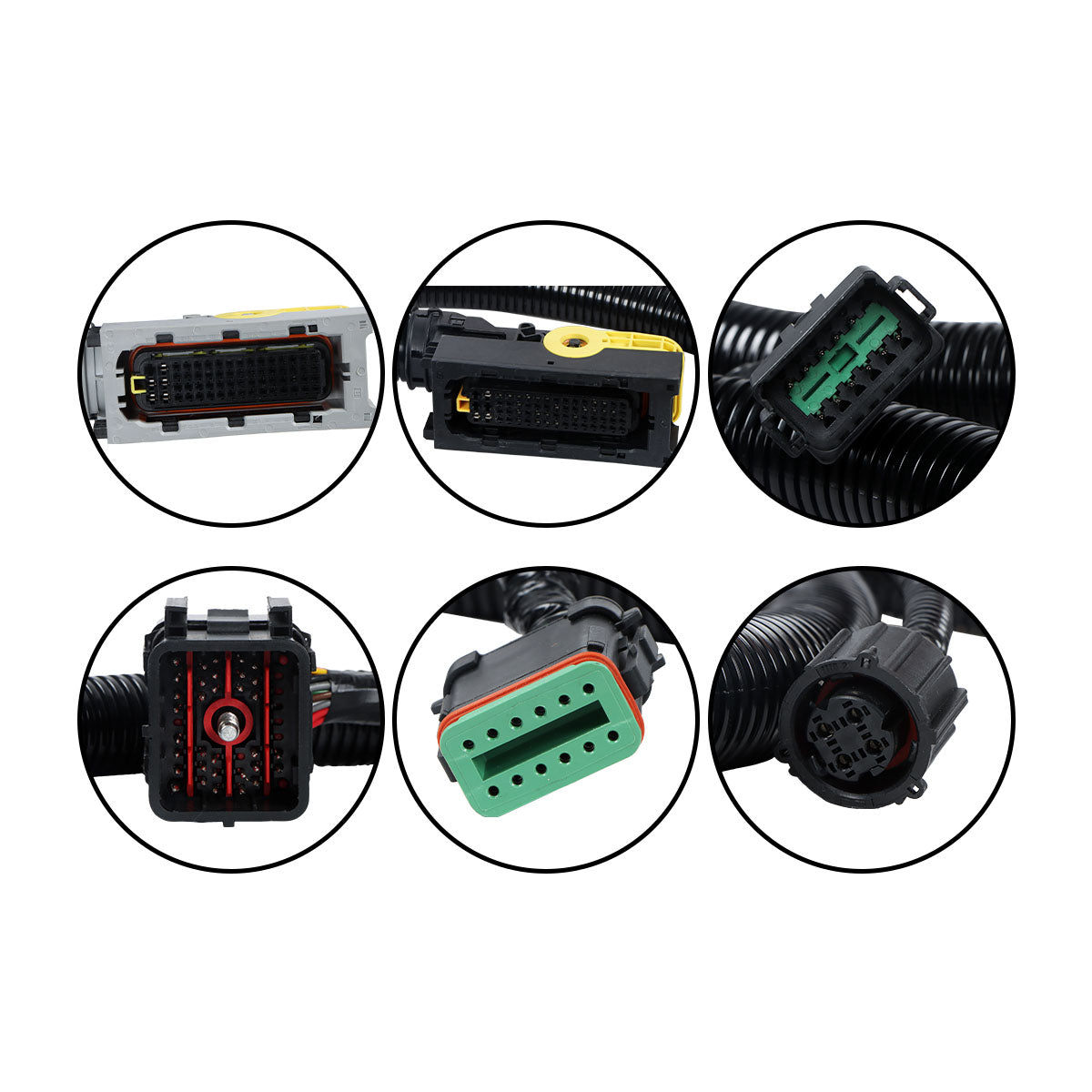 VOE14631808 14631808 Engine Wiring Harness for Volvo Excavator EC200B EC210B EC210 EC240 EC290 - Plug Detail