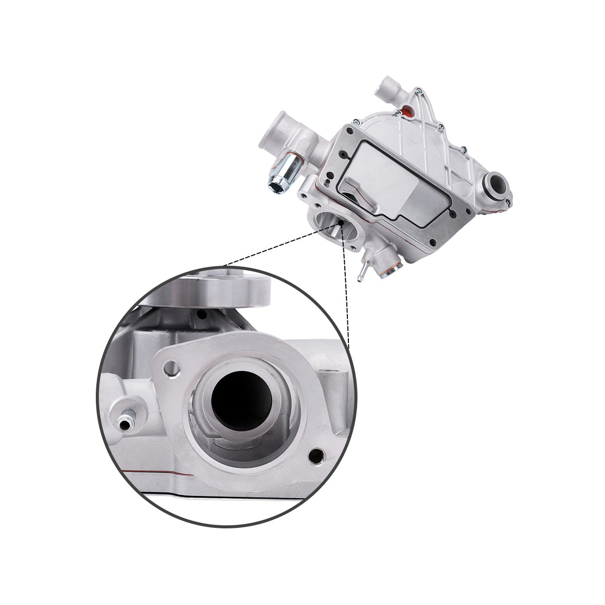 Water Pump 70030554 70024910 70028802 for Deutz Engine TCD2.9L4 - Detail