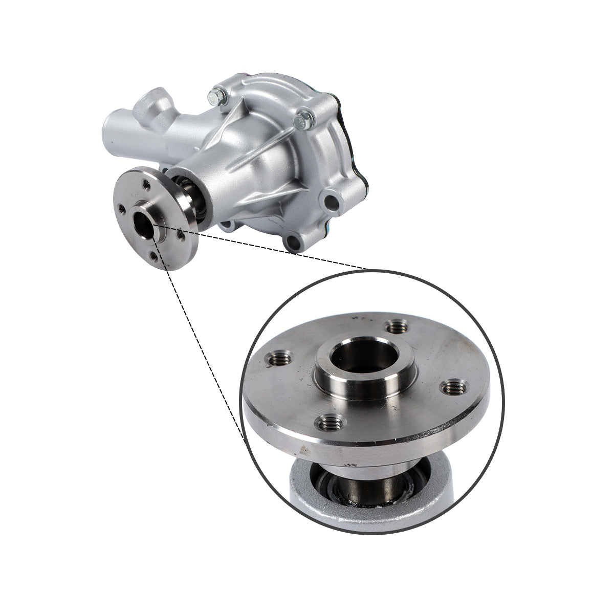 Wasserpumpe MM433424 für Mitsubishi Motor K3E K4E Traktor MT180 MT210 – Sinocmp