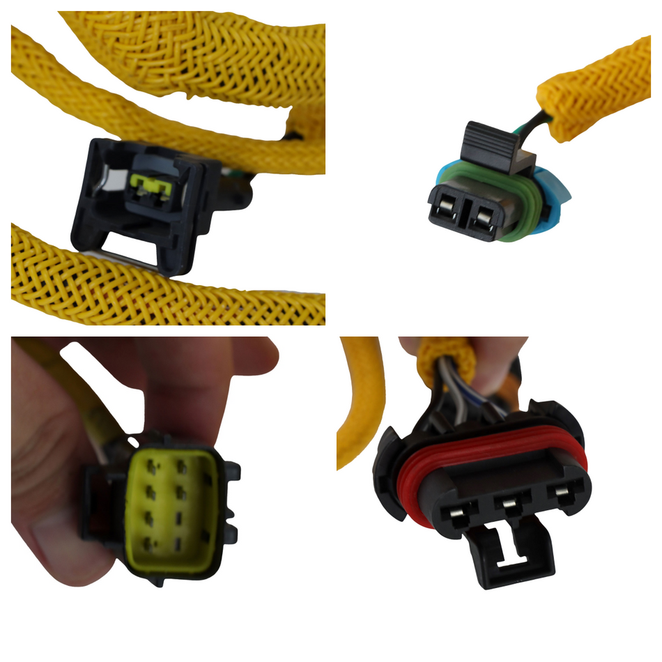 Wiring Harness 21N8-10033 HCE for Hyundai R290LC-7 Excavator - Plug Detail