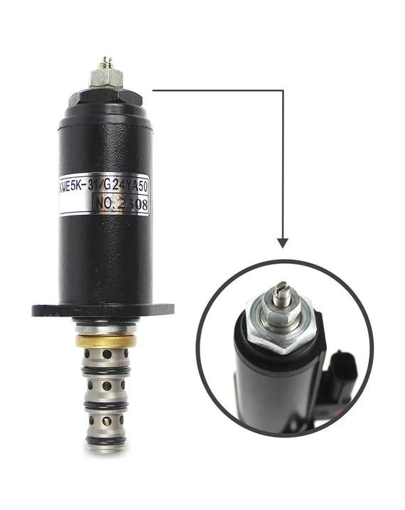 Électrovanne de pompe hydraulique KWE5K-31/G24Y40 pour Kobelco SK200 SK120LC