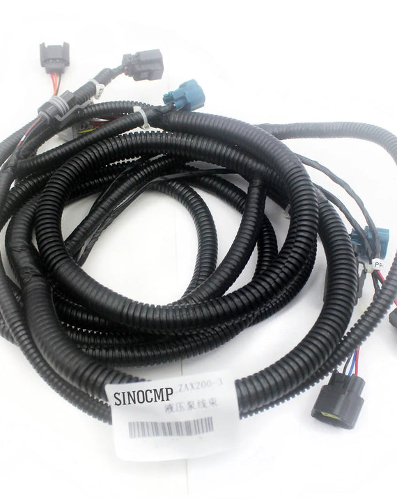 O chicote elétrico da bomba hidráulica 4449447 cabe na escavadeira Hitachi ZX200-3 ZX210-3 ZX240-3