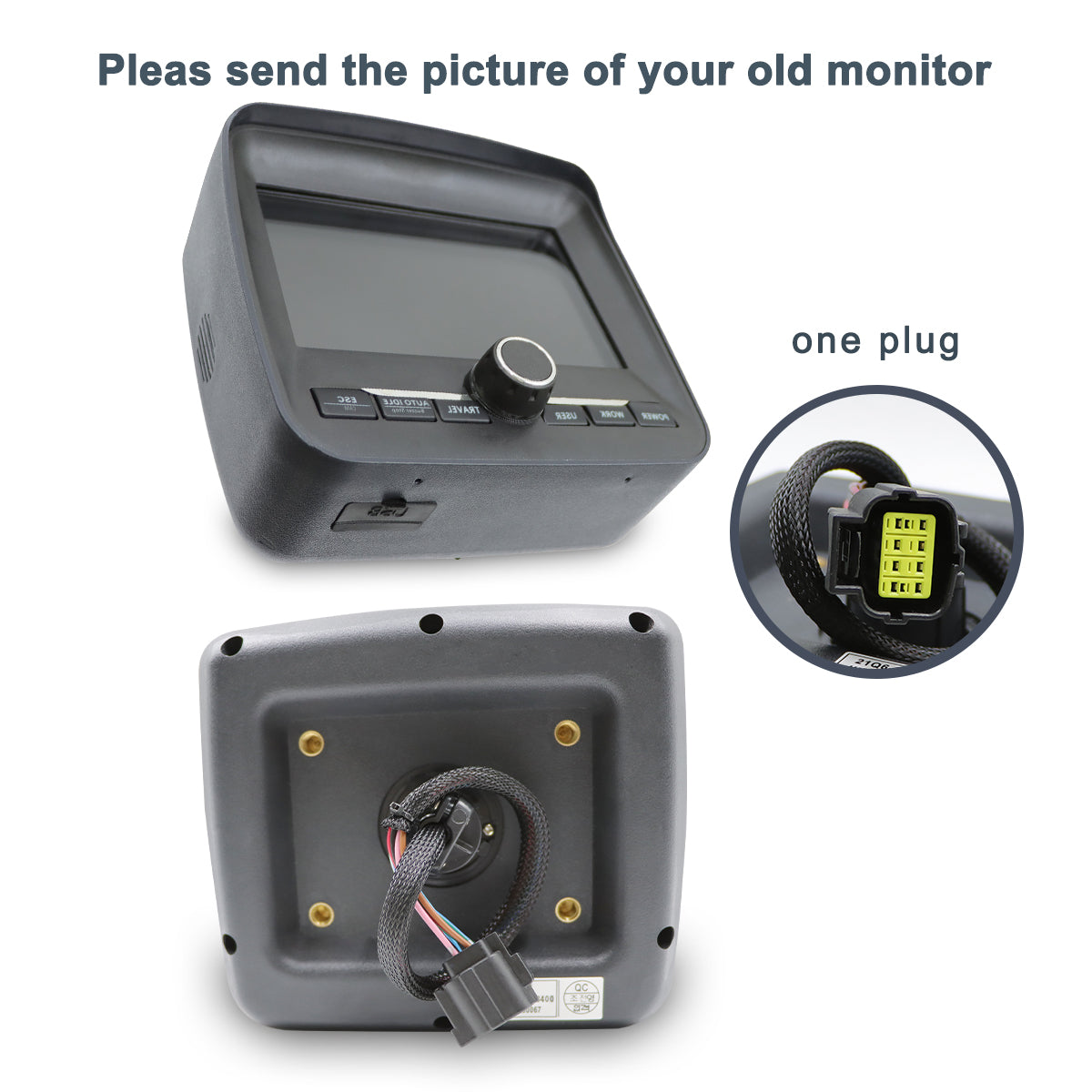21Q6-33400 Monitor Cluster Gauge for Hyundai R220-9S R480-9
