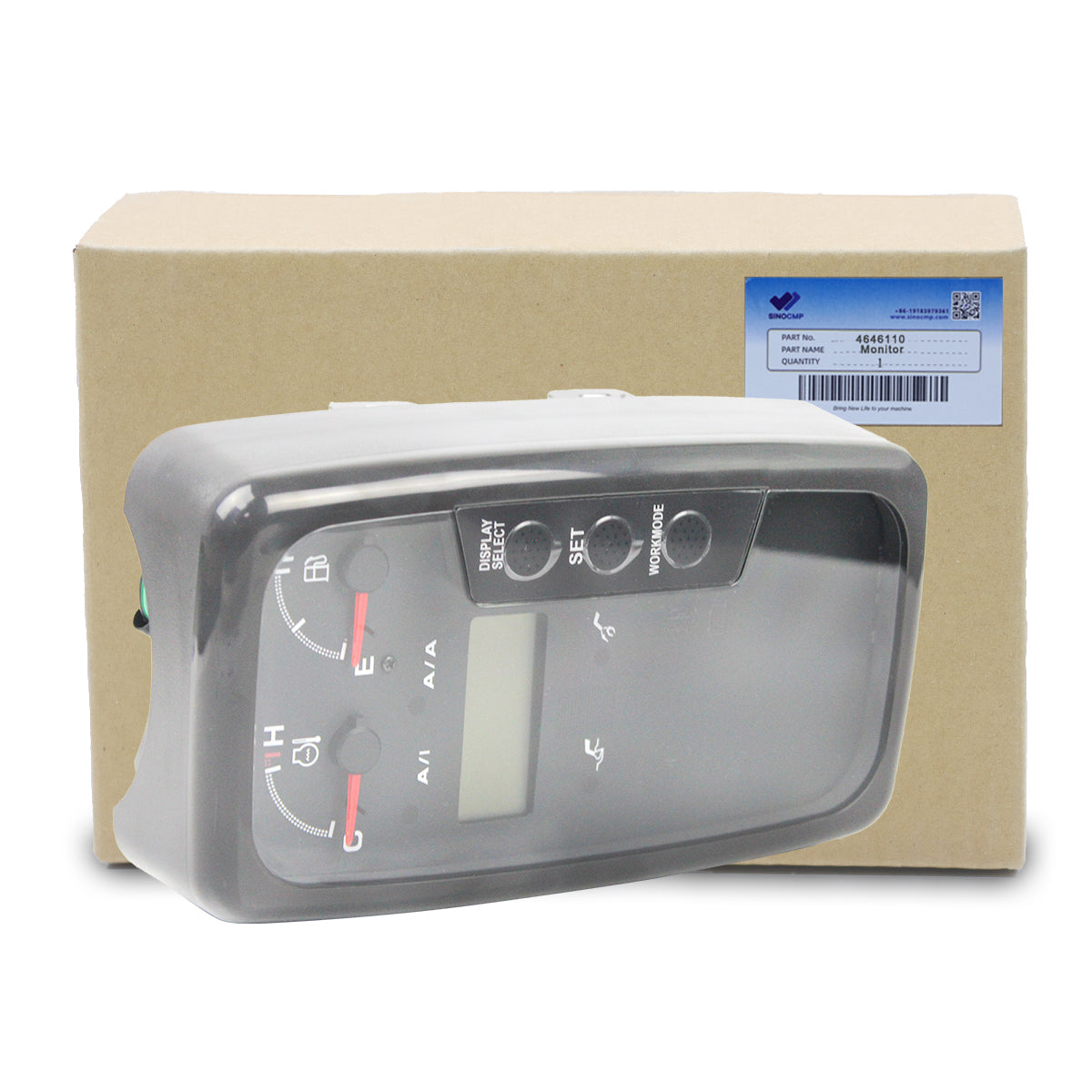 4646110 Monitor Display Panel for Hitachi Excavator ZX200 ZX200-E