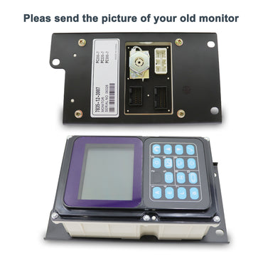 7835-12-3007 Monitor de clúster de calibre para Komatsu PC200-7 PC360-7 PC360LC-7
