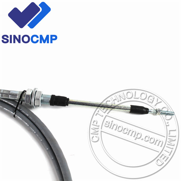 Fuel Control Throttle Cable PC200-5 3.2M/126inch Excavator Motor Cable for Komatsu PC200-5 SINOCMP