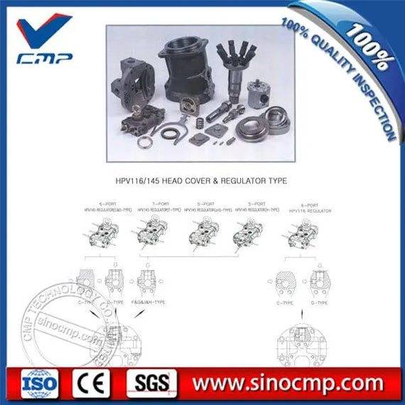 HPV145 Hydraulikpumpenteile für Hitachi EX300-1/2/3 EX310 EX350-5