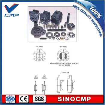 Pièces de pompe principale hydraulique K3V112DT pour Machine Volvo Kobelco